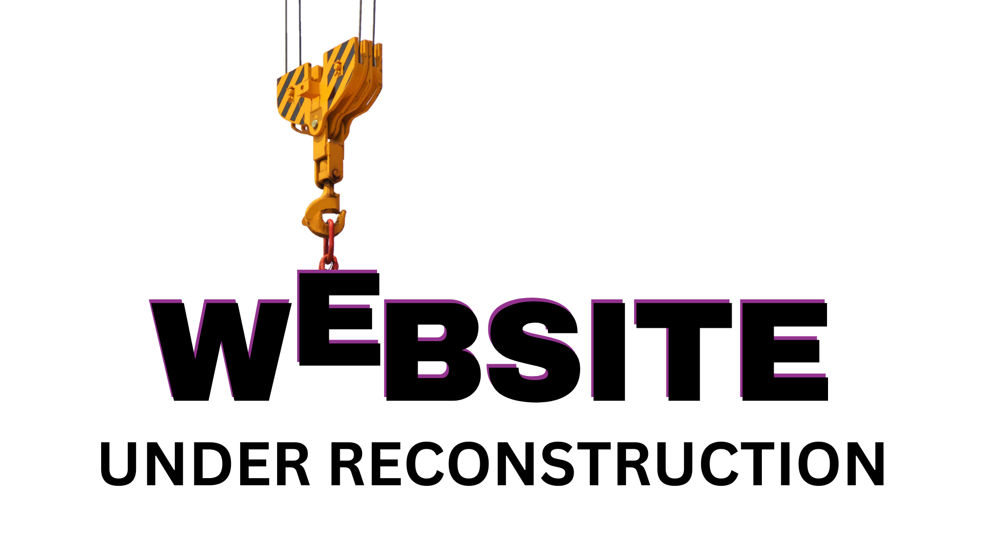 website under reconstruction graphic
